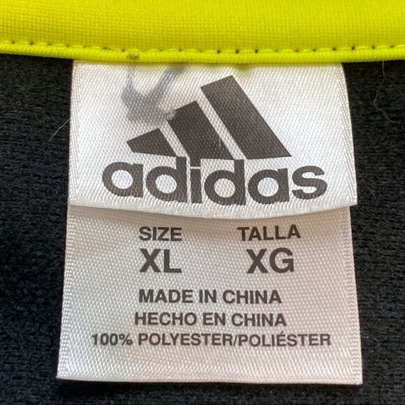 Adidas Tiro and Tricot Black/Yellow Youth Jacket Size XL - Picture 3 of 9
